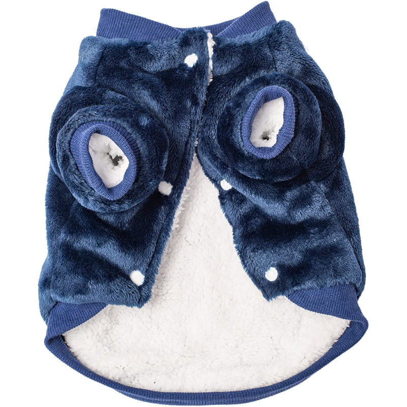 Dog Sweater, Dog Clothes, Dog Jacket For Small Or Medium Dogs, Ultra Soft And Warm Cat Sweaters-Paw Print Pad