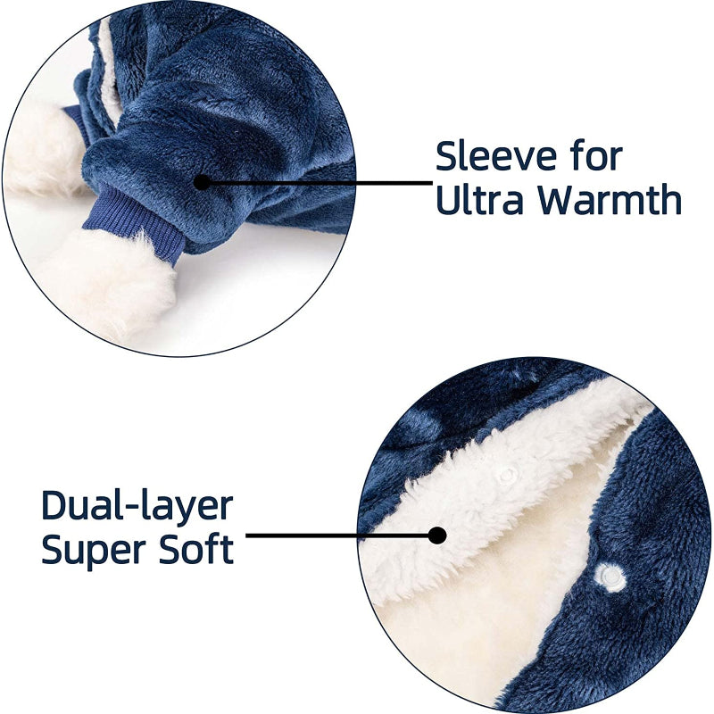 Dog Sweater, Dog Clothes, Dog Jacket For Small Or Medium Dogs, Ultra Soft And Warm Cat Sweaters-Paw Print Pad