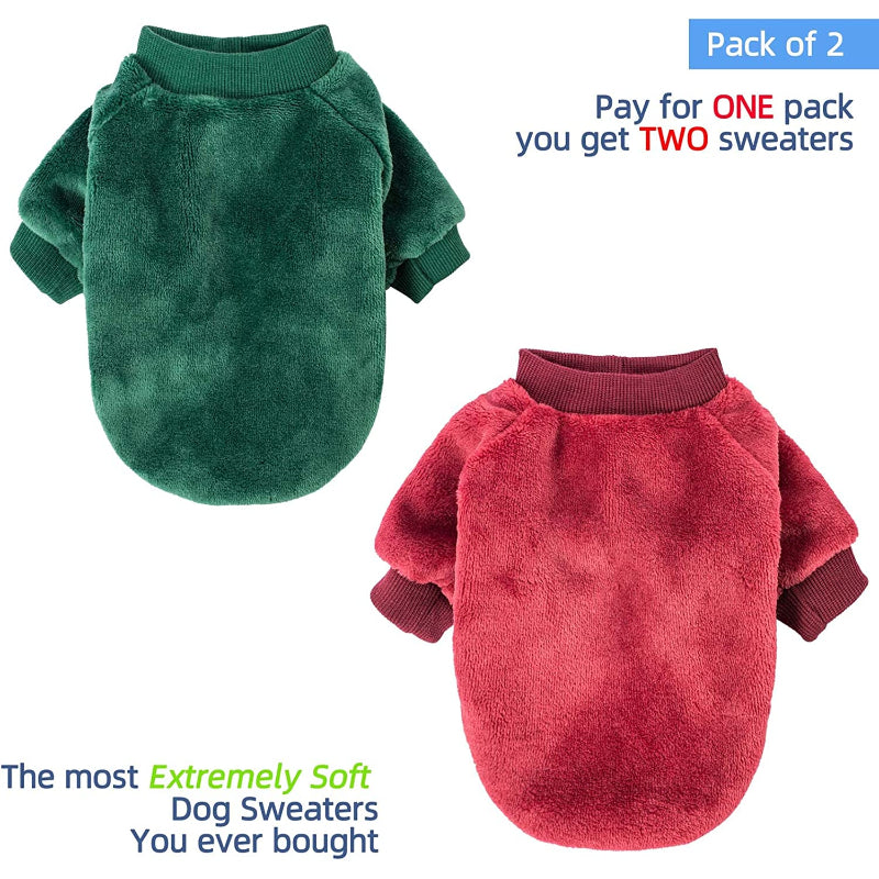 Dog Sweater Ultra Soft And Warm Cat Pet Sweaters-Paw Print Pad
