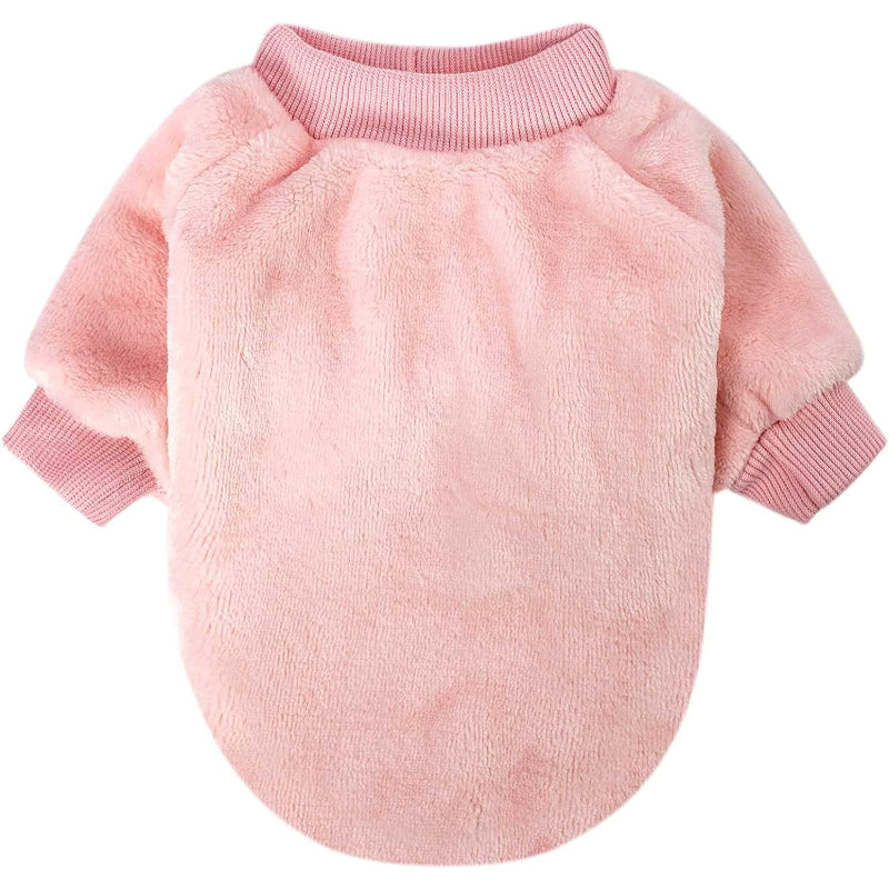 Dog Sweater, Pack Of 1 Or 3, Dog Clothes, Dog Jacket For Small Or Medium Dogs, Ultra Soft And Warm Cat Sweaters-Paw Print Pad