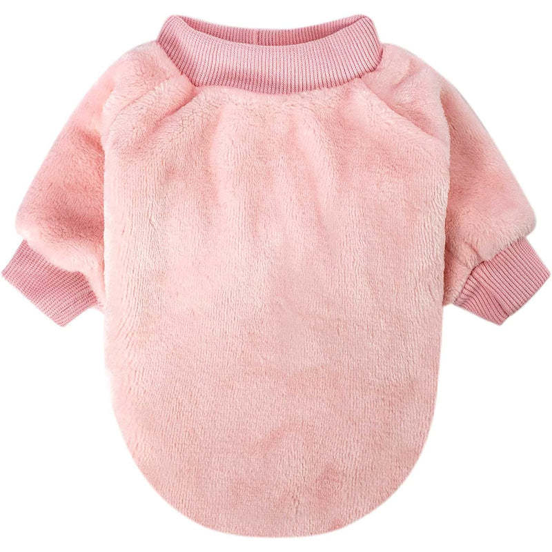 Dog Sweater, Pack Of 1 Or 3, Dog Clothes, Dog Jacket For Small Or Medium Dogs, Ultra Soft And Warm Cat Sweaters-Paw Print Pad