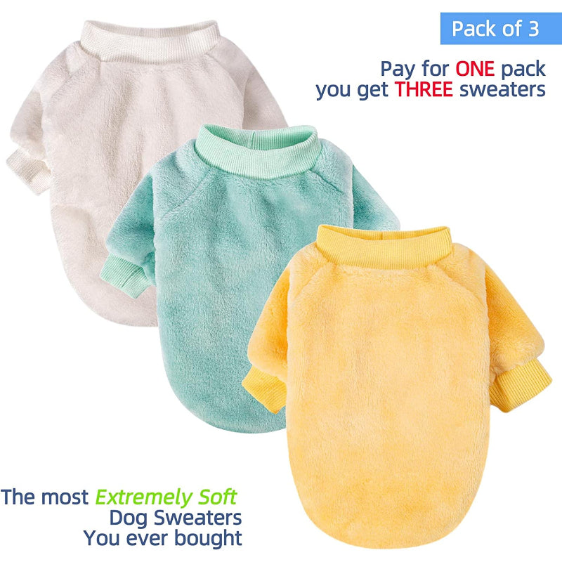 Dog Sweater Ultra Soft And Warm Cat Pet Sweaters-Paw Print Pad