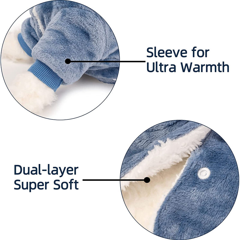 Dog Sweater, Dog Clothes, Dog Jacket For Small Or Medium Dogs, Ultra Soft And Warm Cat Sweaters-Paw Print Pad
