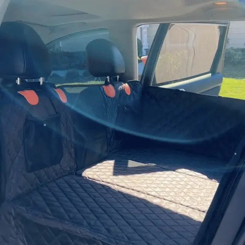 Durable Pet Car Seat Cover-Paw Print Pad