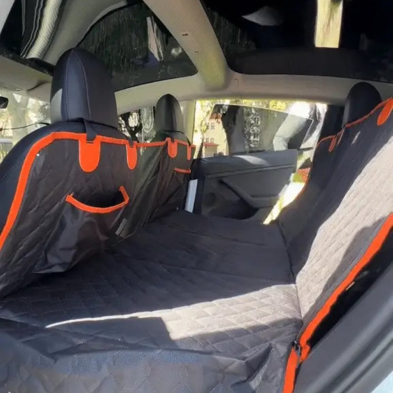 Durable Pet Car Seat Cover-Paw Print Pad