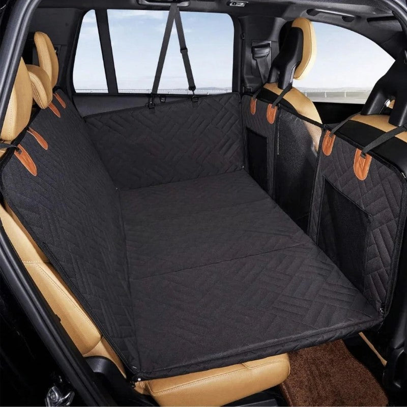 Durable Pet Car Seat Cover-Paw Print Pad
