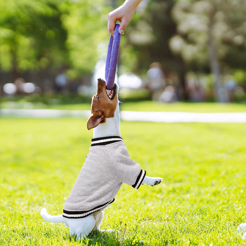 Dog Pullover Sweater For Cold Weather Outfit-Paw Print Pad