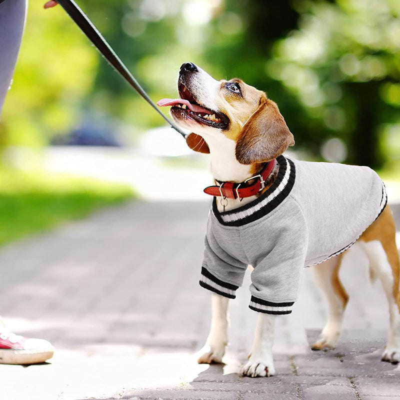 Dog Pullover Sweater For Cold Weather Outfit-Paw Print Pad