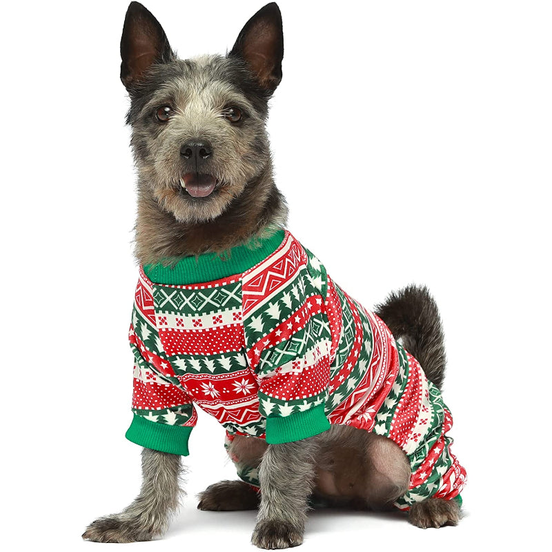 Dog Costume Lightweight Velvet Pajamas, Pet Clothes, Doggy Outfits Cat Jumpsuits-Paw Print Pad