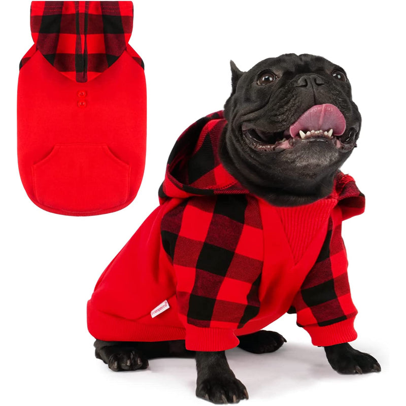 Small Dog Hoodie, Teacup Puppy Clothing Coat Costume-Paw Print Pad