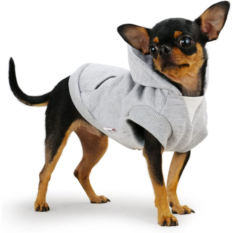 Small Dog Hoodie, Teacup Puppy Clothing Coat Costume-Paw Print Pad