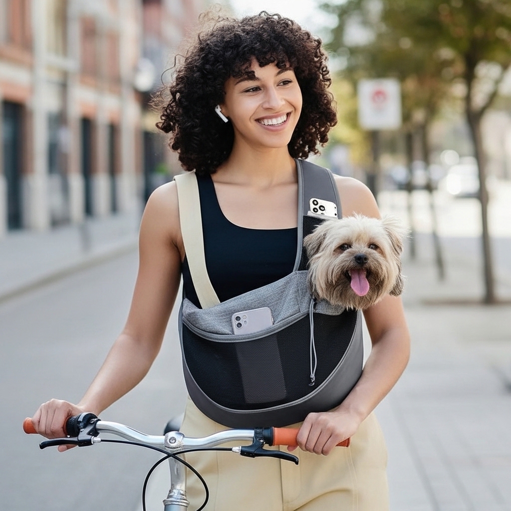 Adjustable Pet Carrier Sling Bag