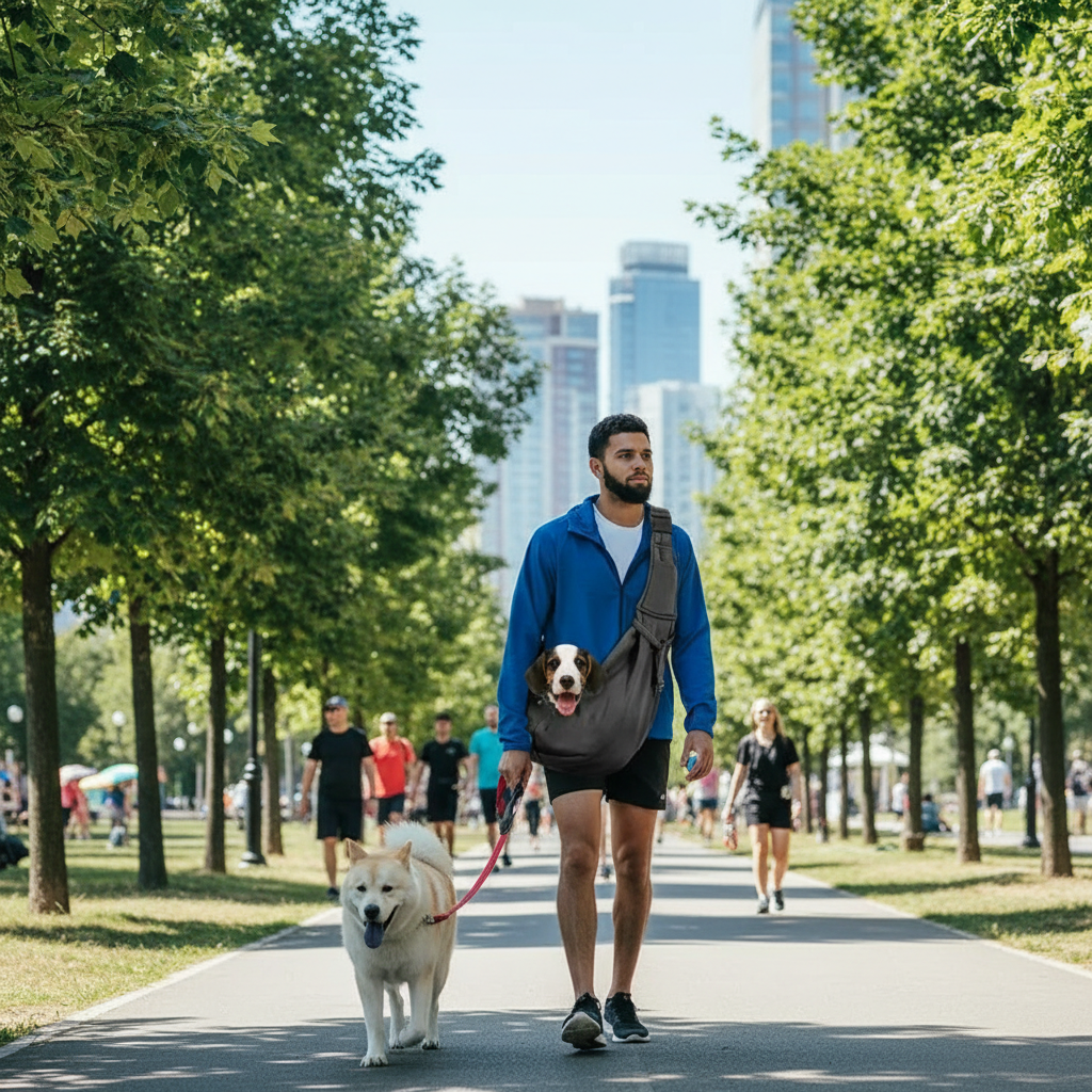Adjustable Pet Carrier Sling Bag