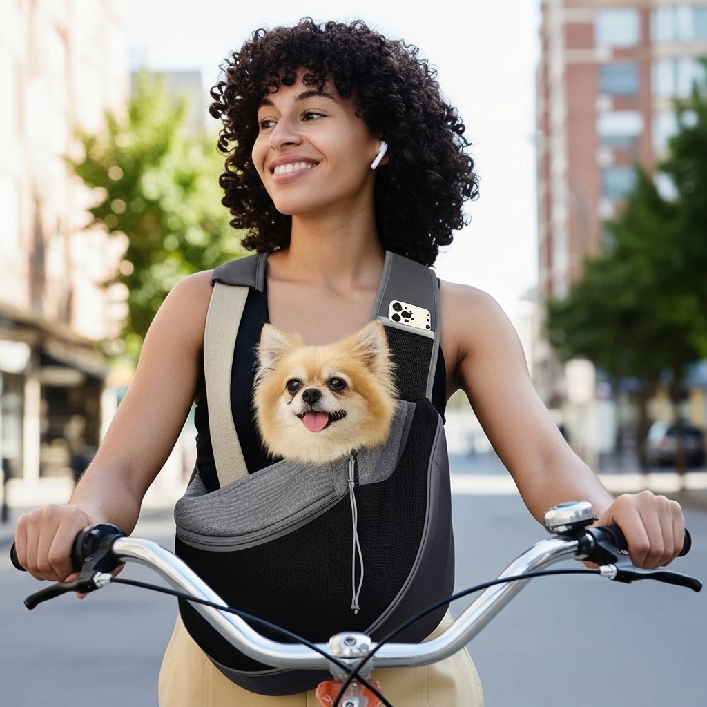 Adjustable Pet Carrier Sling Bag