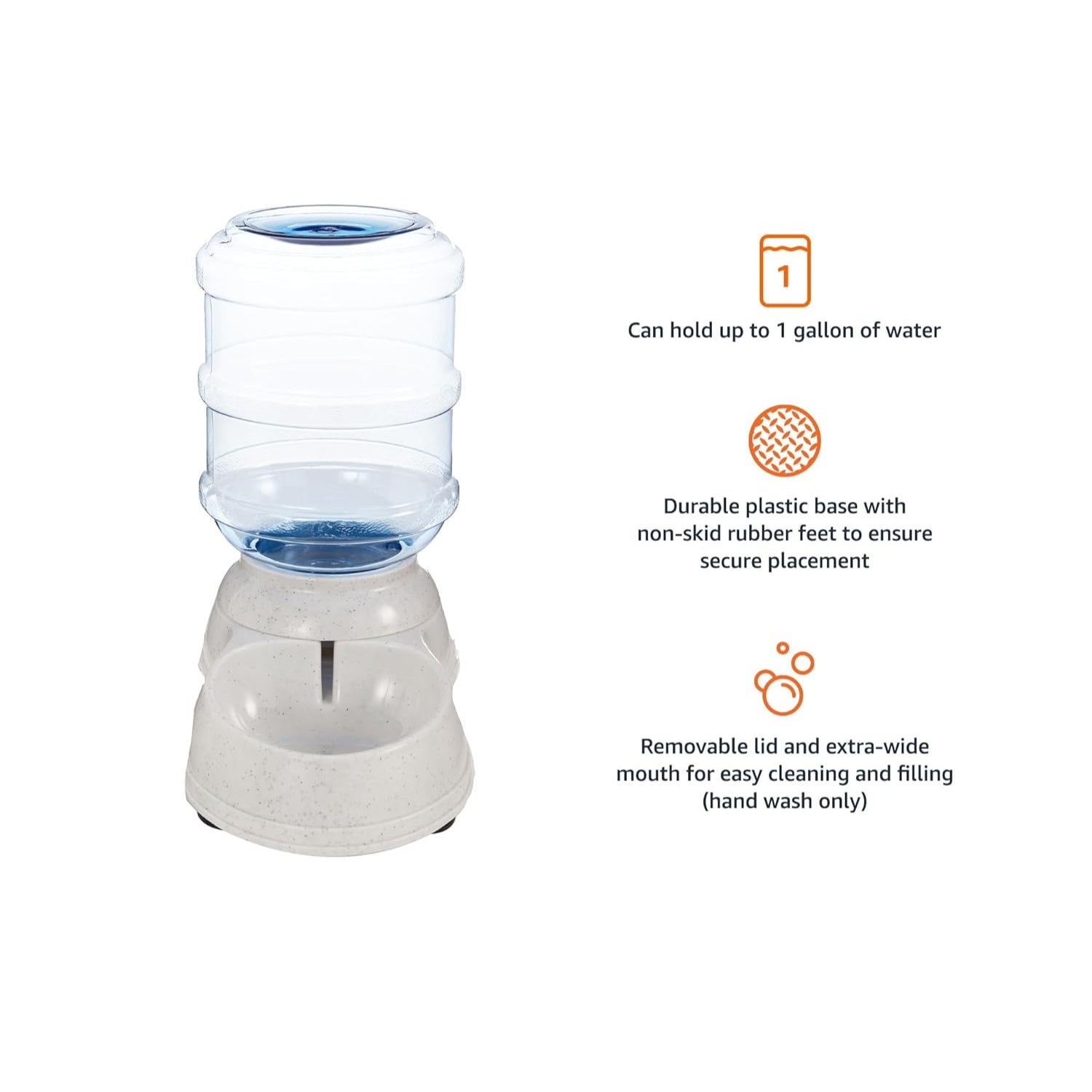 Gravity Pet Food Feeder For Dogs And Cats-Paw Print Pad