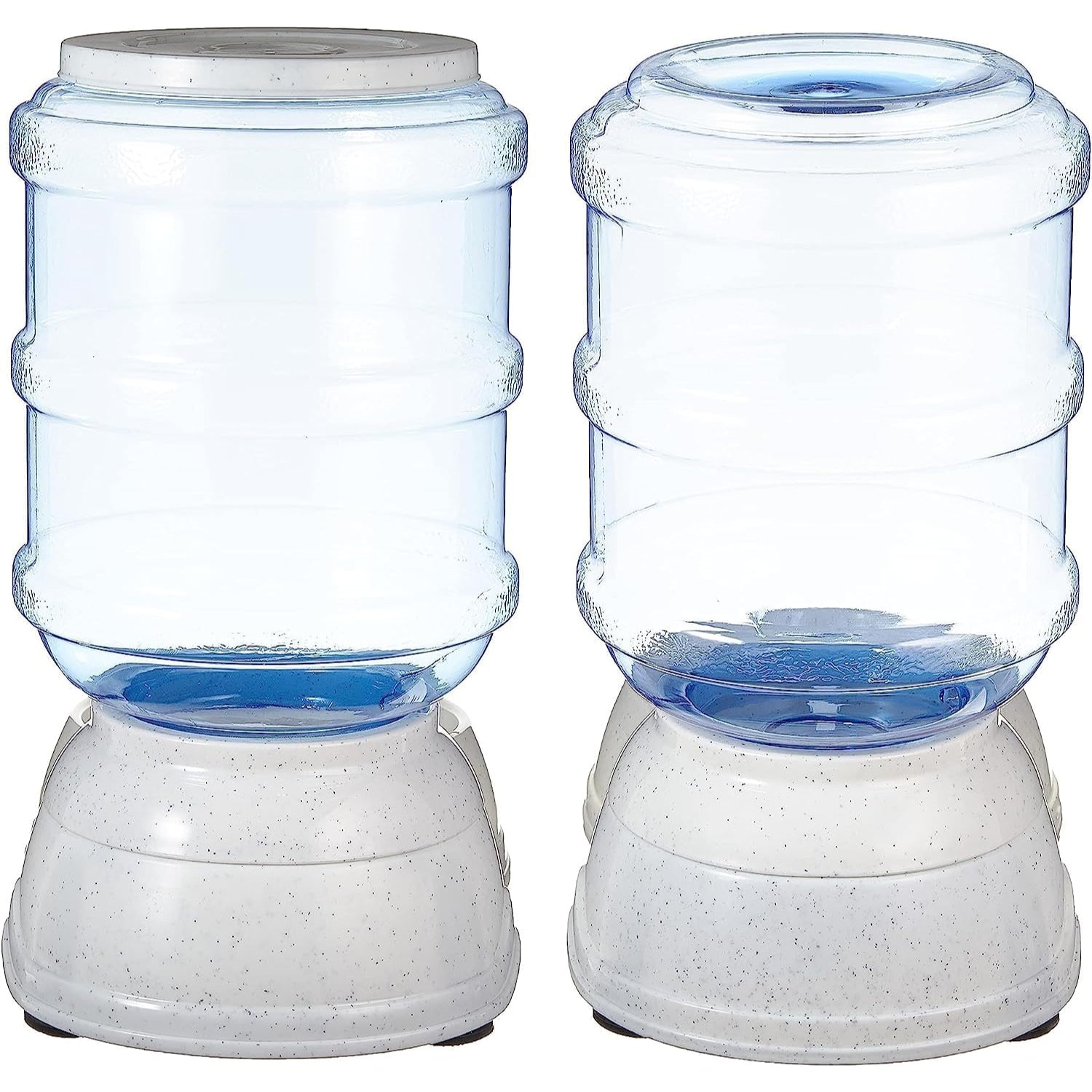 Gravity Pet Food Feeder For Dogs And Cats-Paw Print Pad