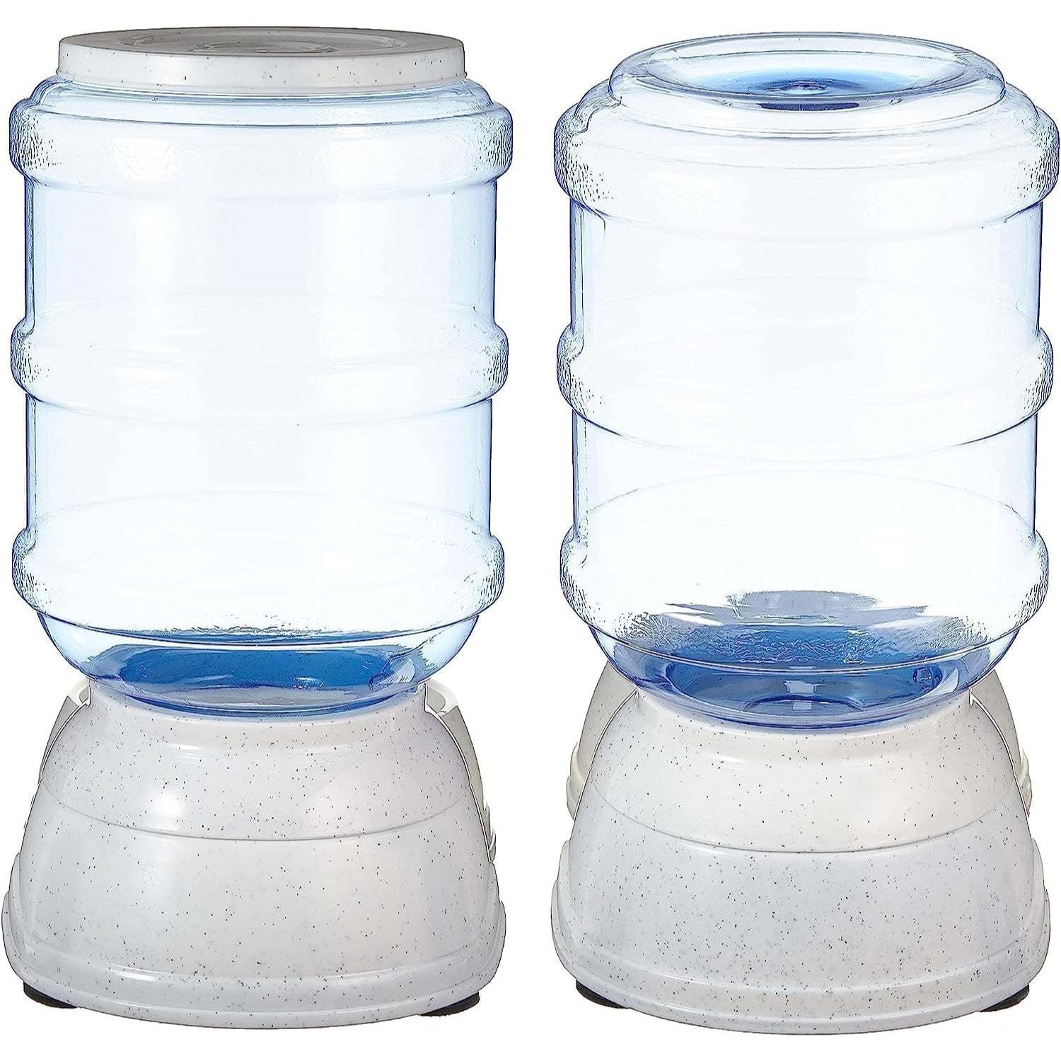 Gravity Pet Food Feeder For Dogs And Cats-Paw Print Pad