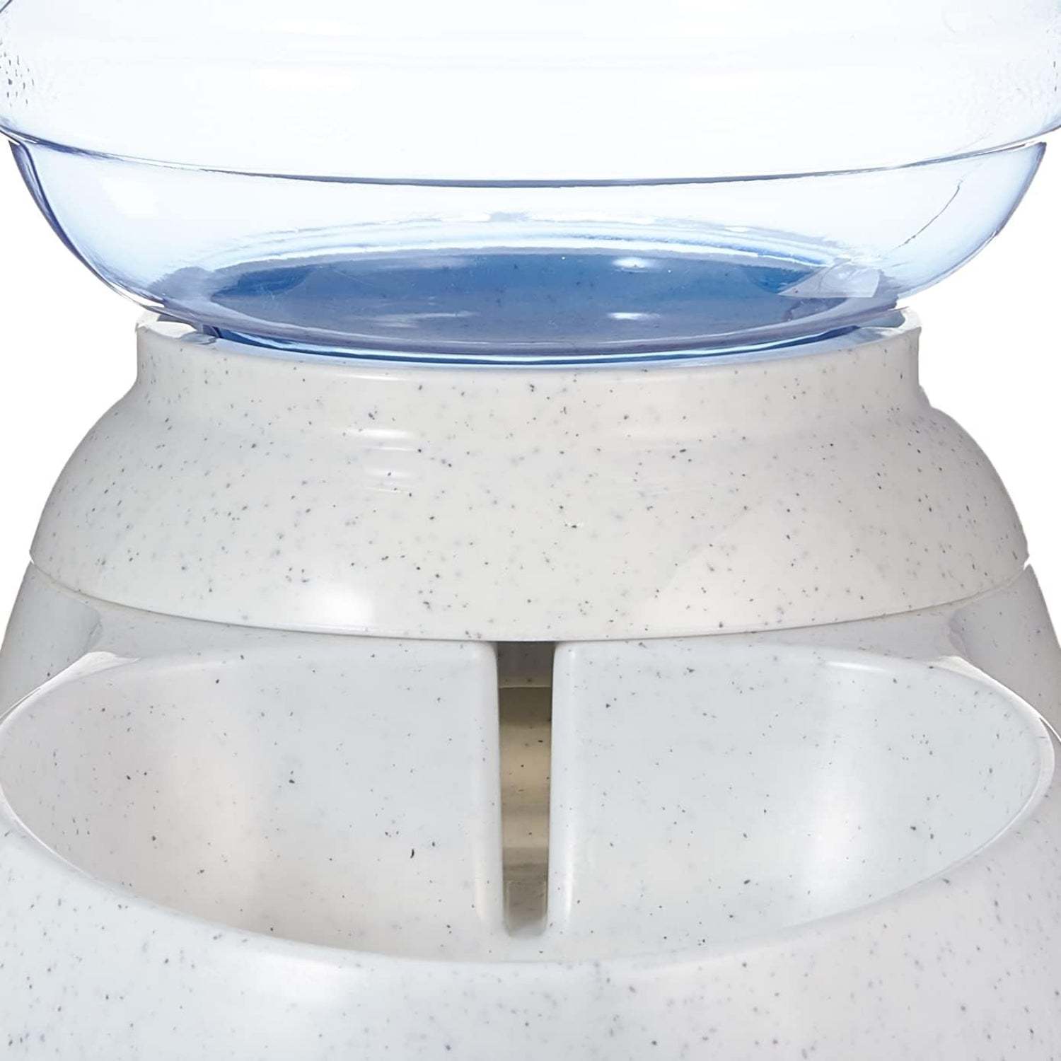 Gravity Pet Food Feeder For Dogs And Cats-Paw Print Pad