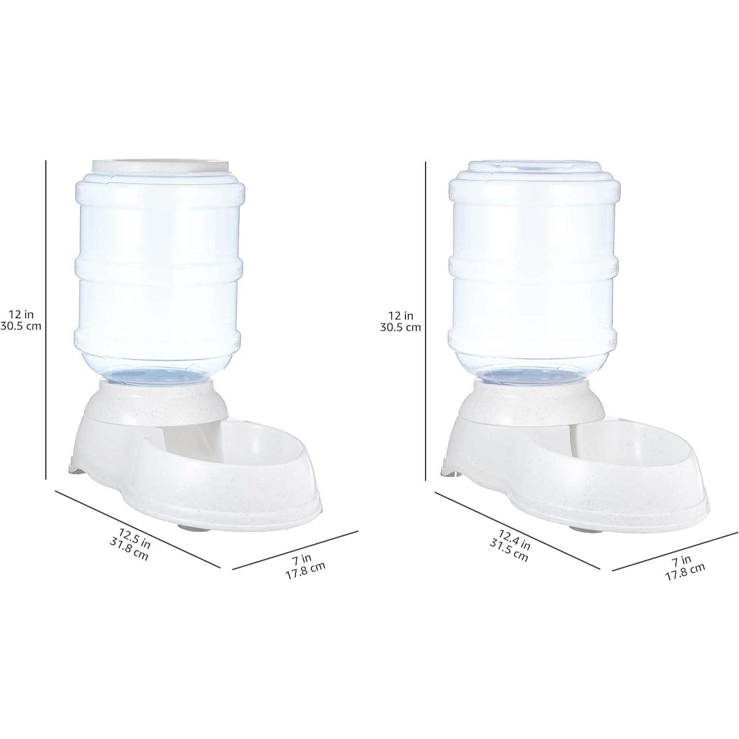 Gravity Pet Food Feeder For Dogs And Cats-Paw Print Pad