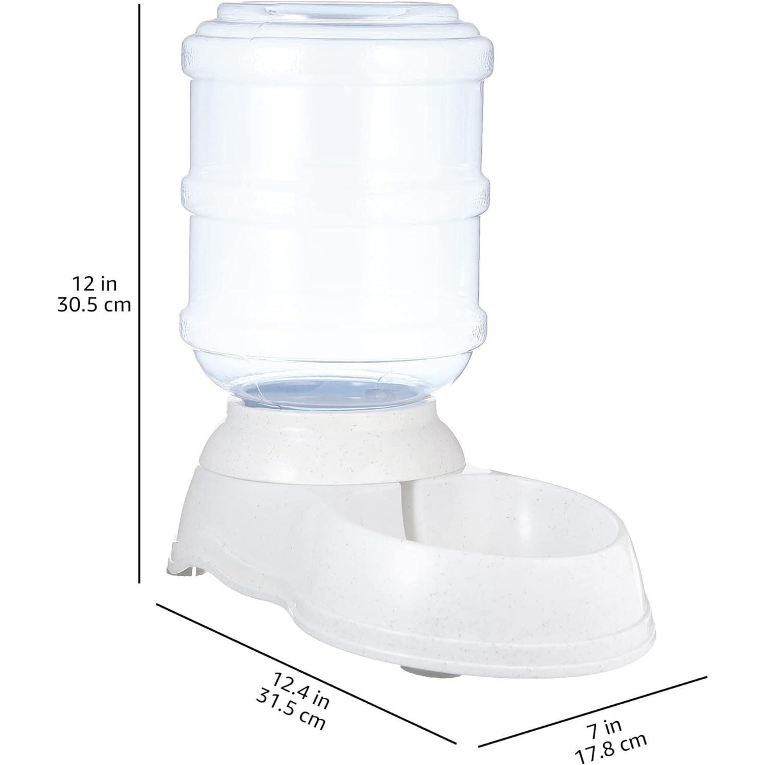 Gravity Pet Food Feeder For Dogs And Cats-Paw Print Pad