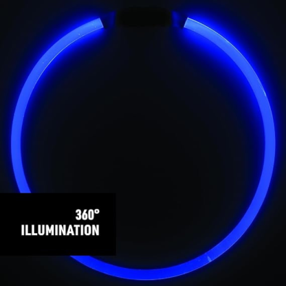 LED Safety Necklace For Pets-Paw Print Pad