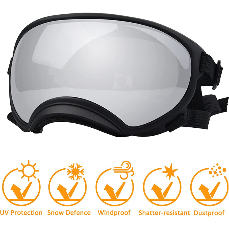 Large Dog Sunglasses With Adjustable Strap UV Protection-Paw Print Pad