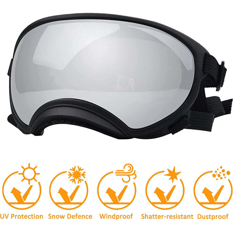 Large Dog Sunglasses With Adjustable Strap UV Protection-Paw Print Pad