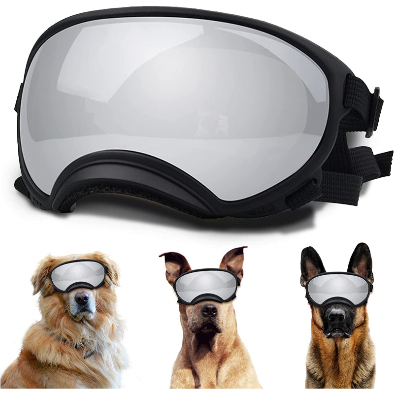 Large Dog Sunglasses With Adjustable Strap UV Protection-Paw Print Pad