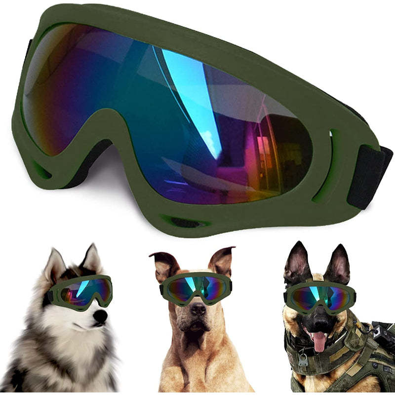 Large Dog Sunglasses With Adjustable Strap UV Protection-Paw Print Pad