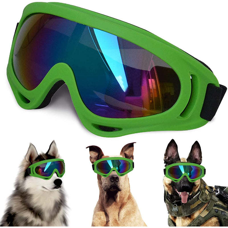 Large Dog Sunglasses With Adjustable Strap UV Protection-Paw Print Pad