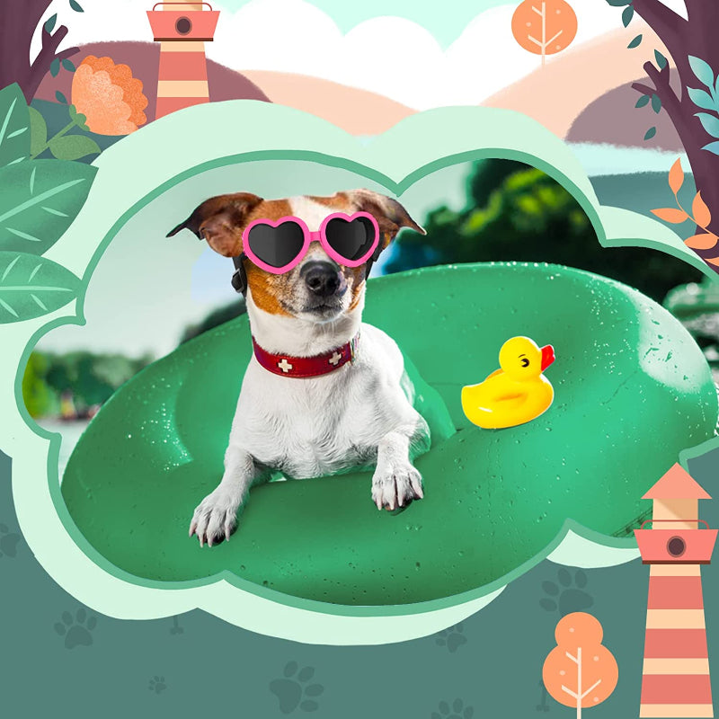 Small Dog Sunglasses UV Protection Goggles Eye Wear Protection-Paw Print Pad