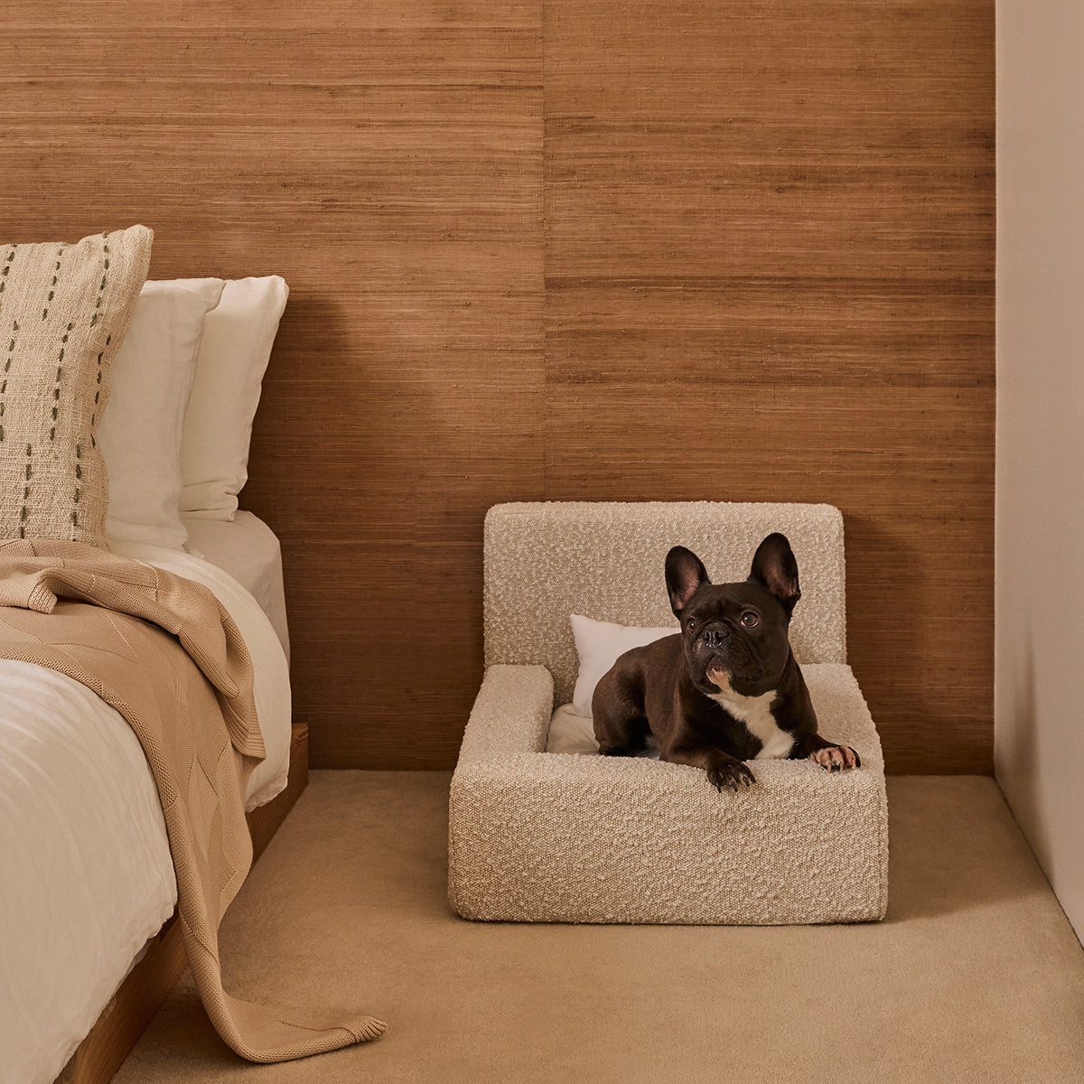Luxurious Pet Sofa Bed-Paw Print Pad