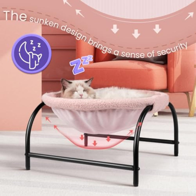 Multi Purpose Pet Hammock Bed For Cats And Dogs-Paw Print Pad