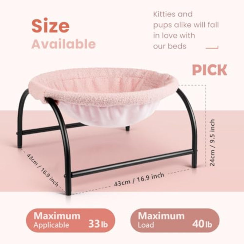 Multi Purpose Pet Hammock Bed For Cats And Dogs-Paw Print Pad