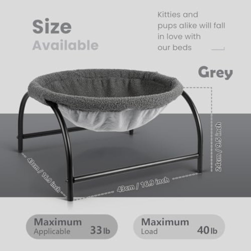 Multi Purpose Pet Hammock Bed For Cats And Dogs-Paw Print Pad