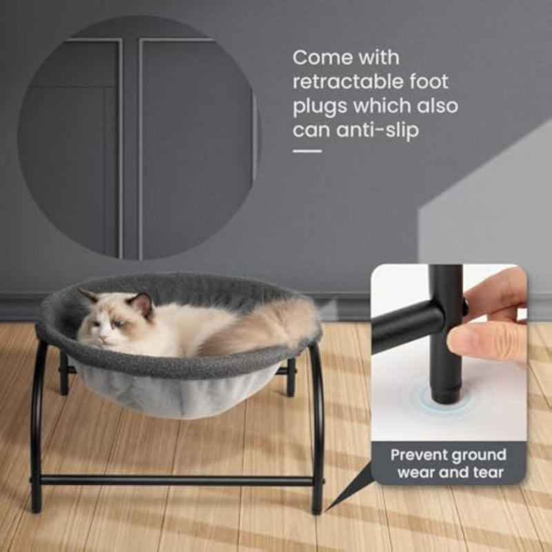 Multi Purpose Pet Hammock Bed For Cats And Dogs-Paw Print Pad