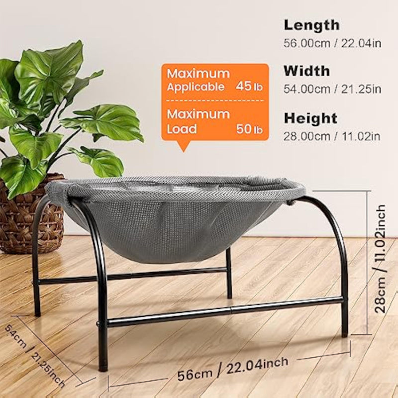 Multi Purpose Pet Hammock Bed For Cats And Dogs-Paw Print Pad