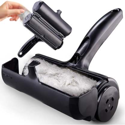 Multi Surface Pet Reusable Lint Roller And Remover-Paw Print Pad