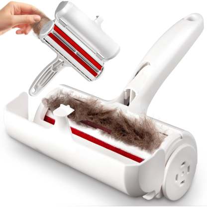 Multi Surface Pet Reusable Lint Roller And Remover-Paw Print Pad