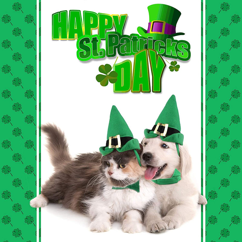 Pet Hat: Santa, Birthday, Halloween, Christmas-Paw Print Pad