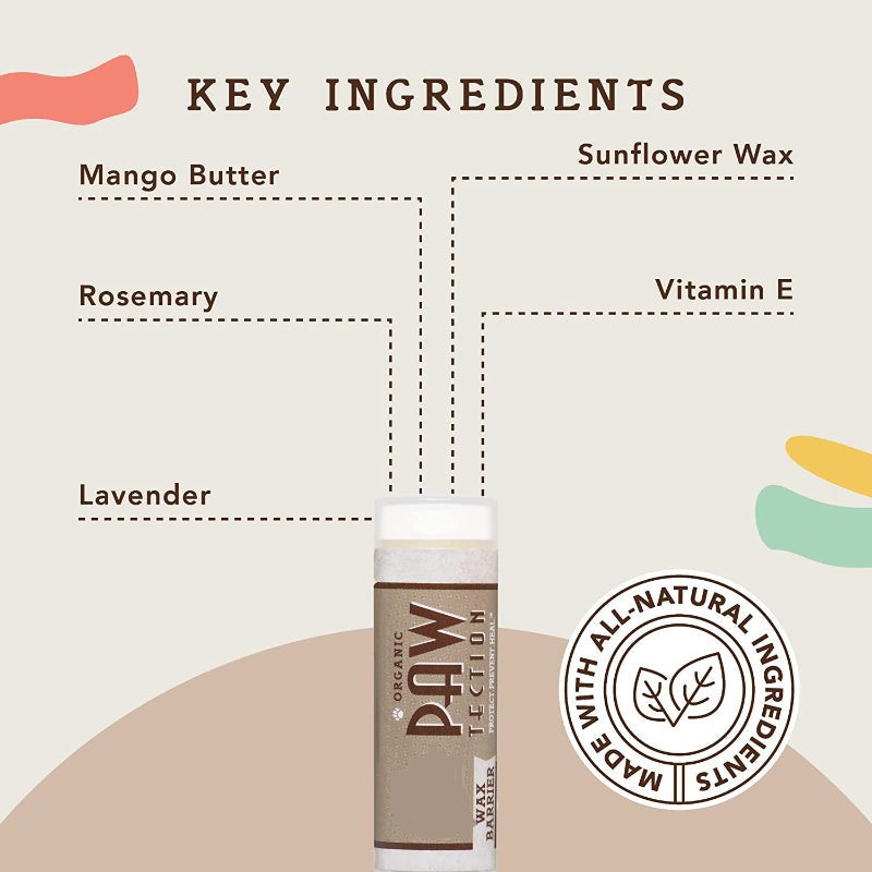 Paw Tection Balm Stick For Dogs Veterinarian-Approved-Paw Print Pad