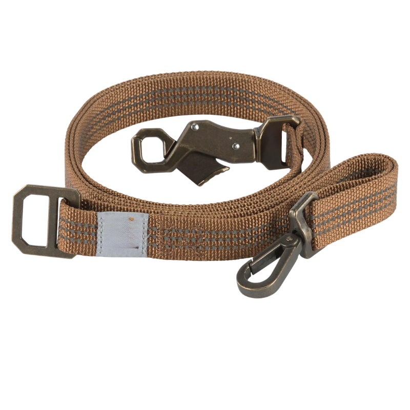 Pet Leash With Heavy Duty Metal Buckle-Paw Print Pad