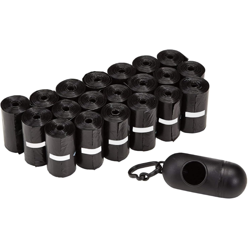 Pet Waste Bags With Dispenser-Paw Print Pad