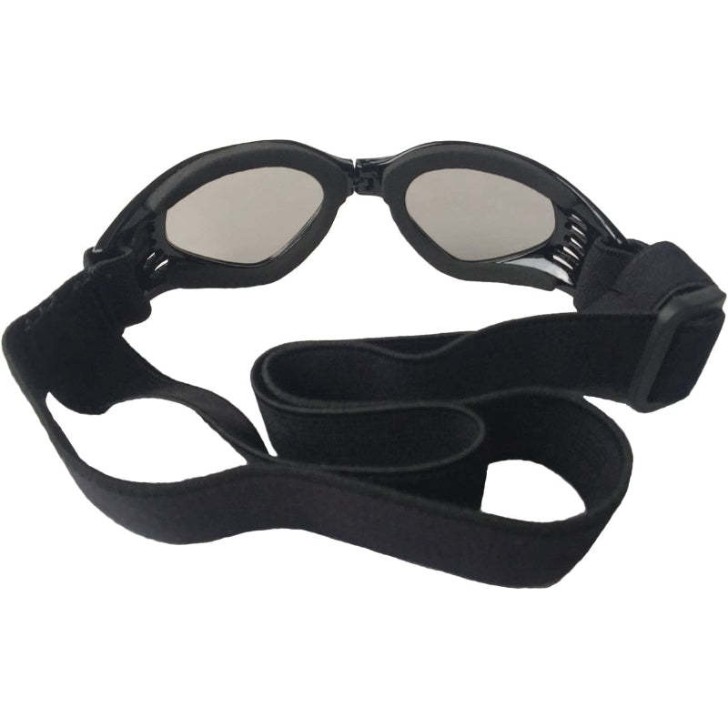 Dog Goggles Medium Breed, Pet Sunglasses for Medium Dogs Eye Protection Windproof-Paw Print Pad