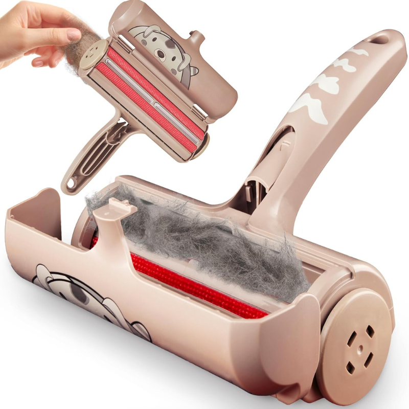 Portable Multi Surface Pet Hair Remover-Paw Print Pad