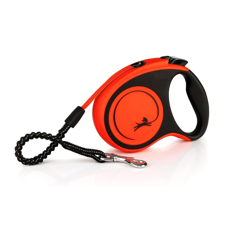 Retractable Tangle Free Pet Leash-Paw Print Pad