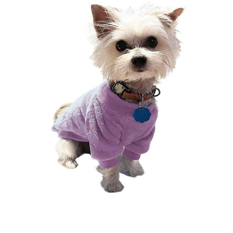 Dog Sweater, Pack Of 1 Or 3, Dog Clothes, Dog Jacket For Small Or Medium Dogs, Ultra Soft And Warm Cat Sweaters-Paw Print Pad
