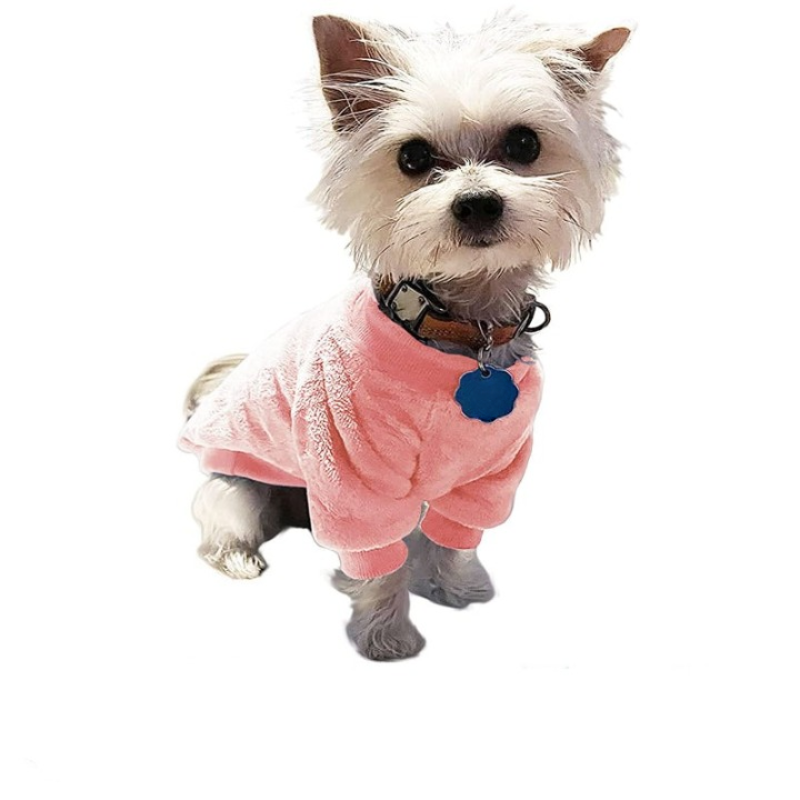 Dog Sweater, Pack Of 1 Or 3, Dog Clothes, Dog Jacket For Small Or Medium Dogs, Ultra Soft And Warm Cat Sweaters-Paw Print Pad