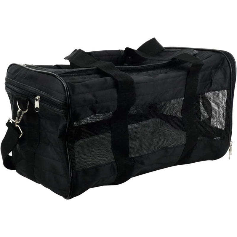 Versatile Use Travel Pet Carrier-Paw Print Pad