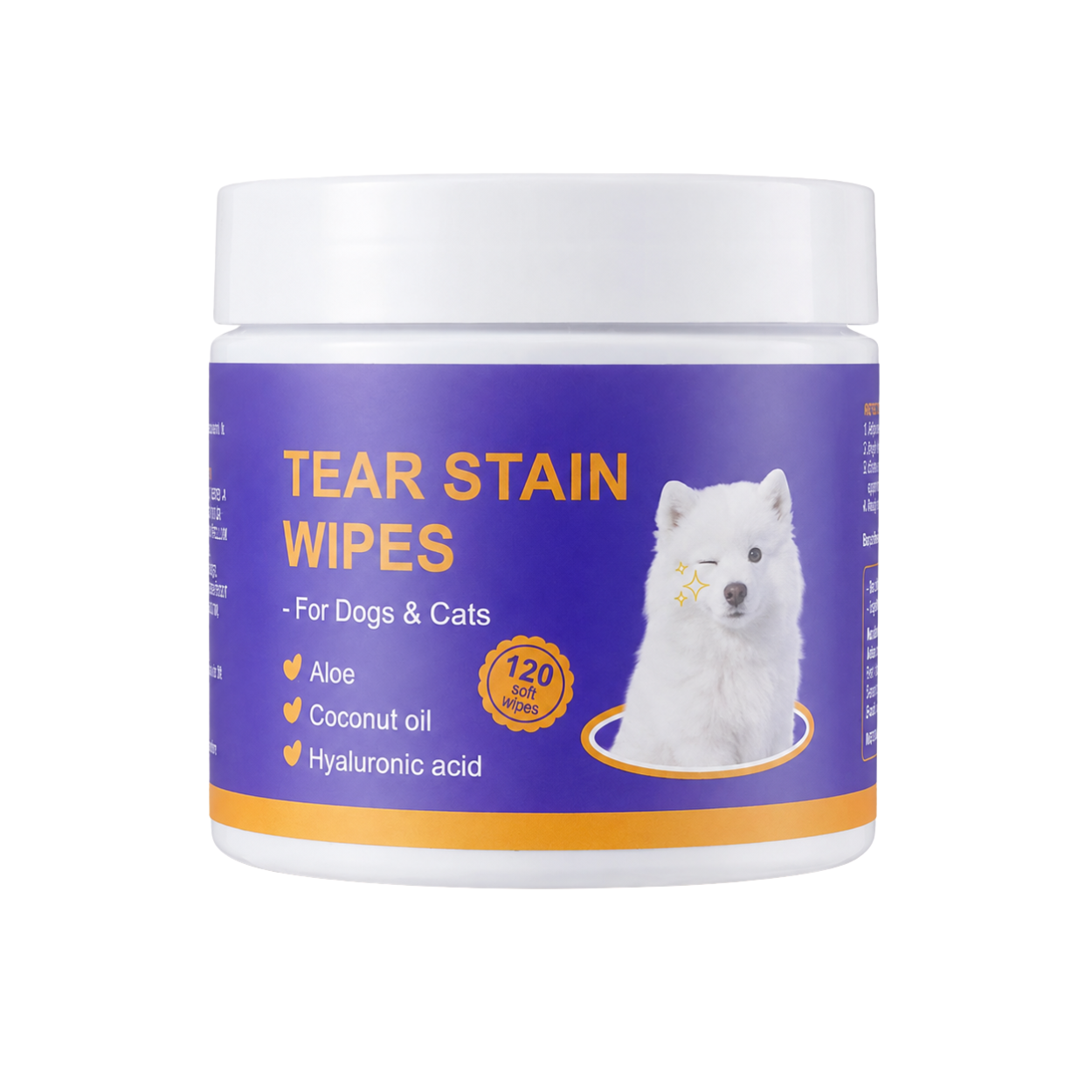 Tear Stain Remover Cream With Professional Brush For Dog And Cat